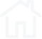 Minimalistic house icon representing individual living units.
