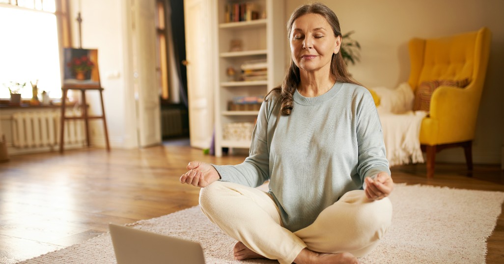 Woman Mediating